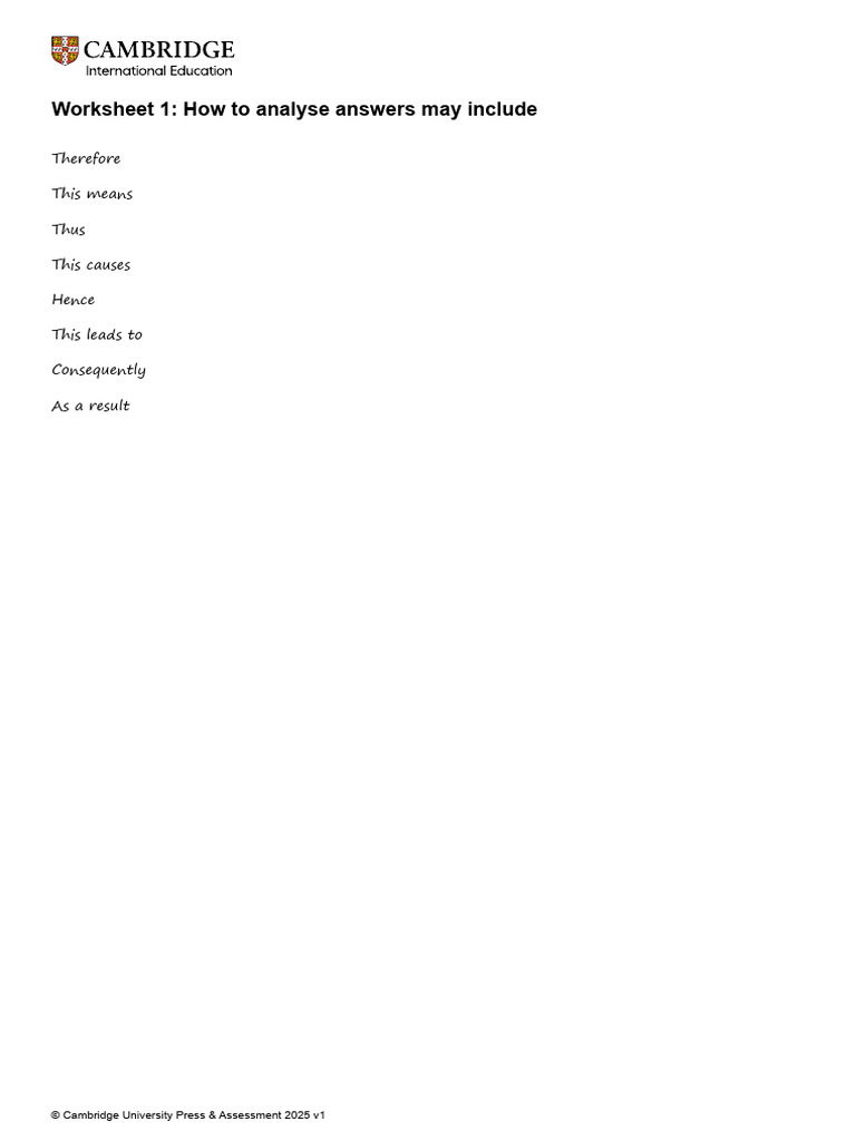 AO3+Worksheet+1+How+to+Analyse+Answers | PDF