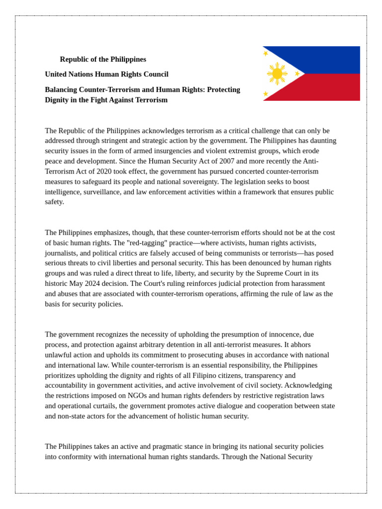 position paper.docx new | PDF | Human Rights | Justice