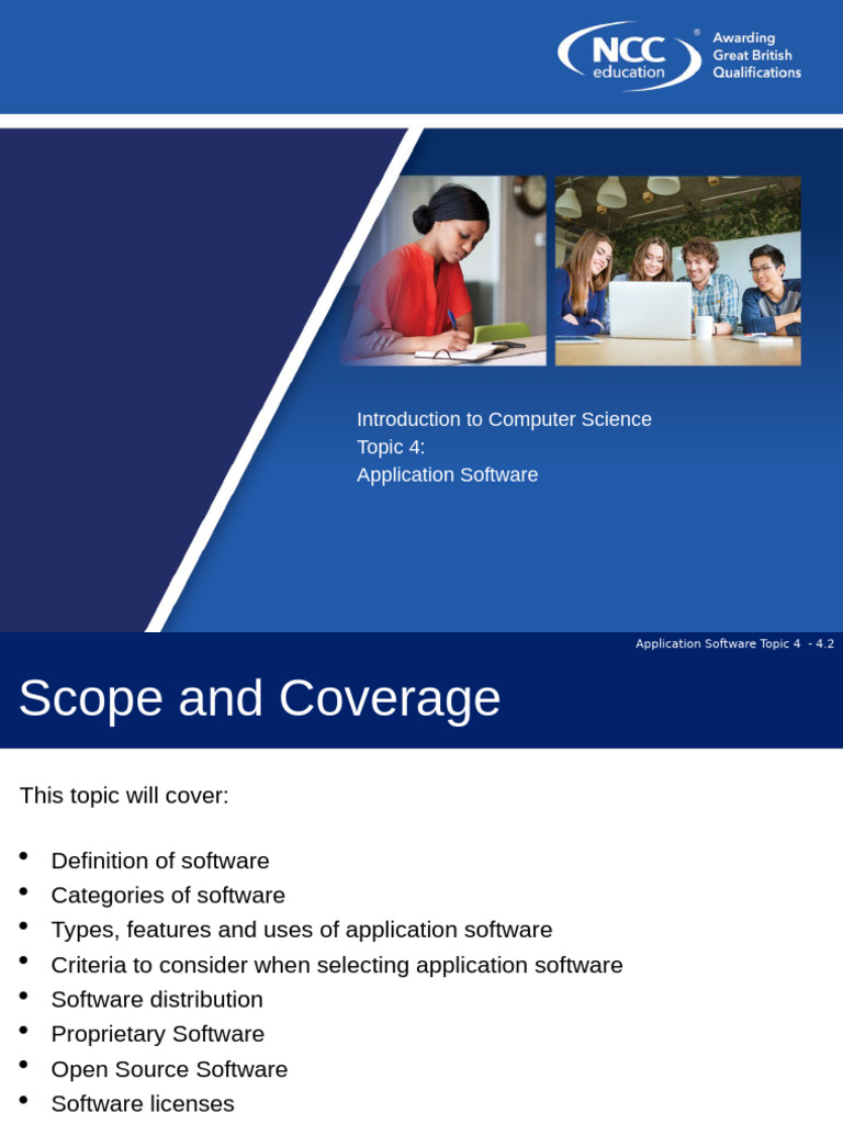 Topic 4 - Application Software | PDF | Proprietary Software | Software