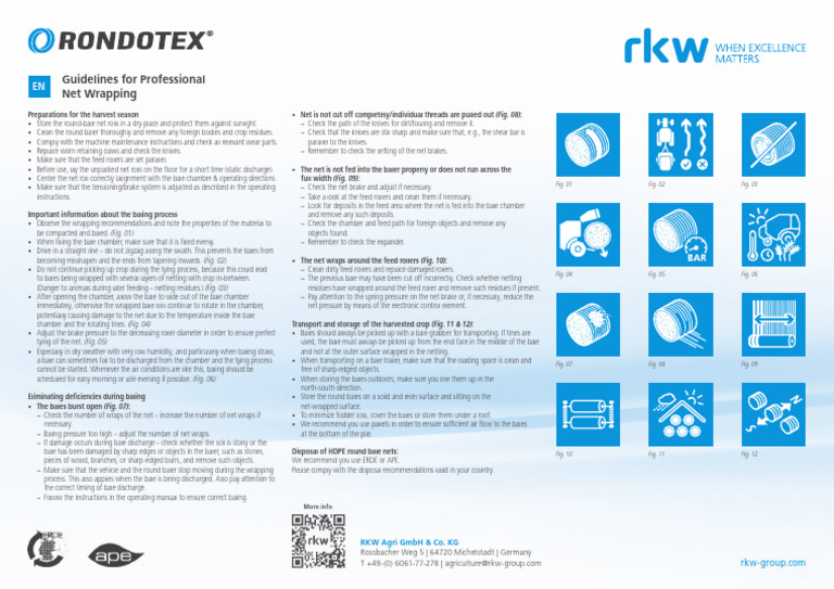 Professional Net Wrapping Guidelines | PDF
