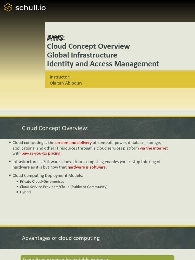 Cloud Engineering Slides | PDF | Cloud Computing | Amazon Web Services