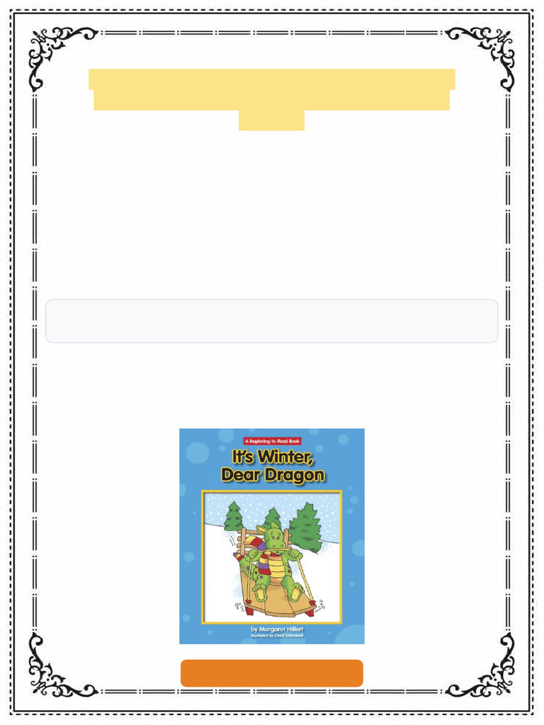 It s Winter Dear Dragon Margaret Hillert ebook complete pdf edition ...