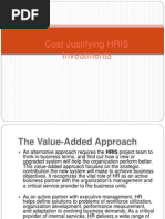 Cost Justifying HRIS Investments