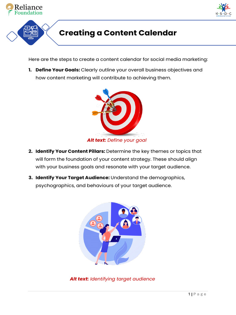 Create an Effective Content Calendar | PDF | Target Audience | Marketing