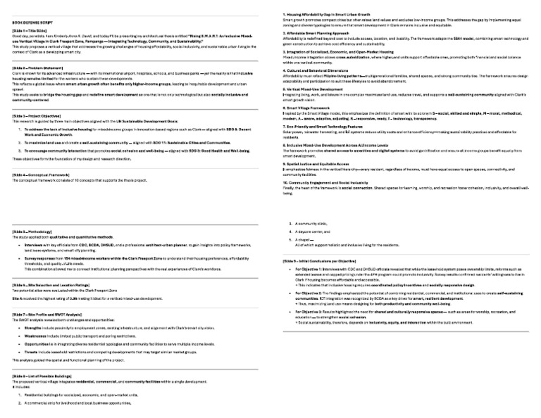 Book Defense Script | PDF