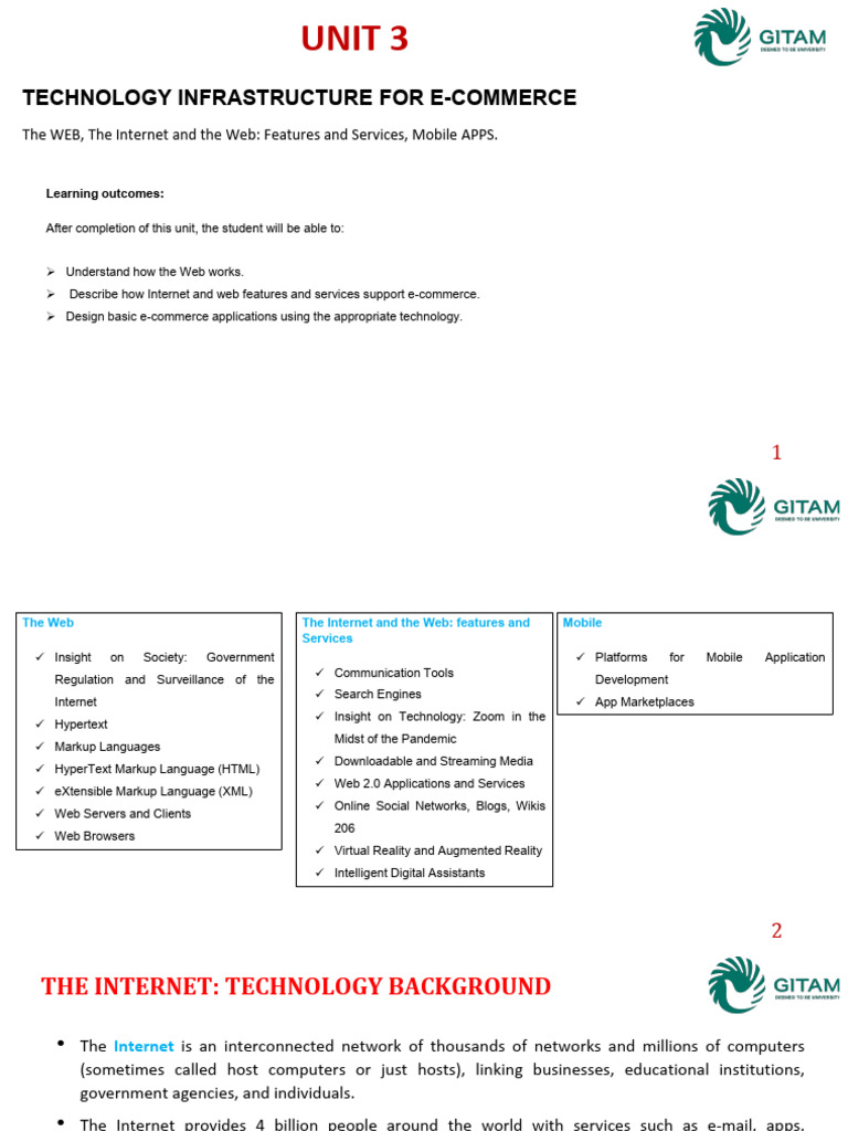 E-Commerce Technology Infrastructure Guide | PDF | World Wide Web ...