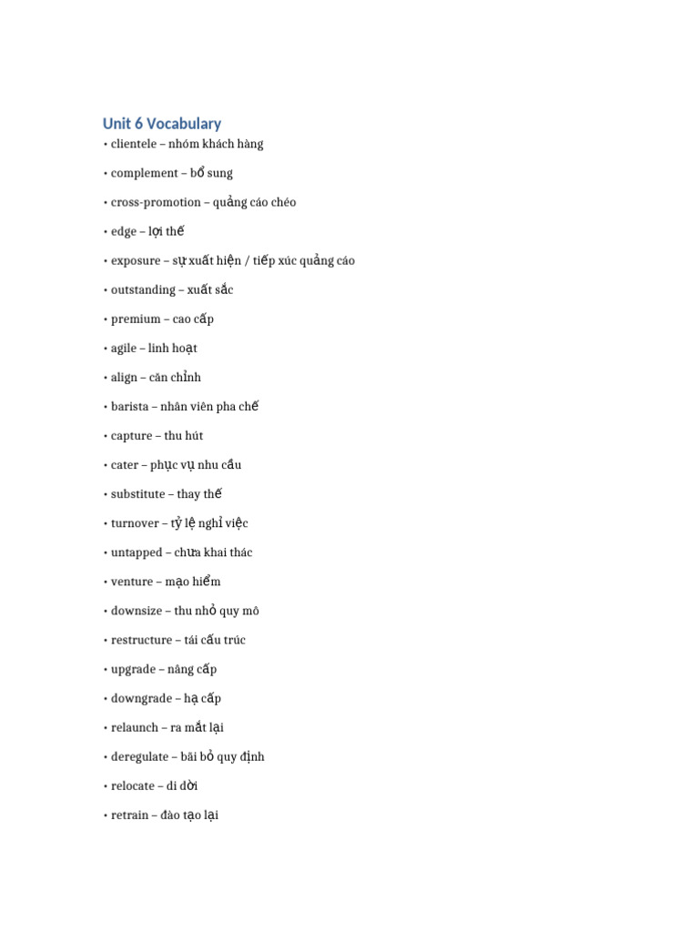 Unit 6 | PDF