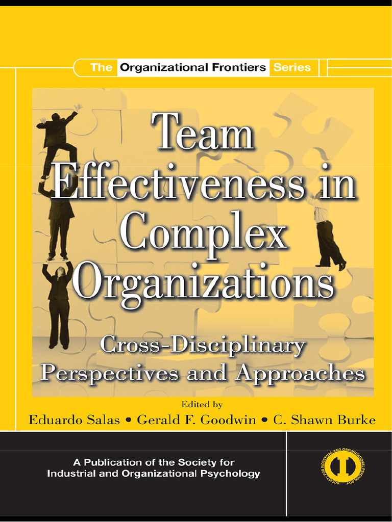 Team Effectiveness in Complex Organizations | PDF | Psychology ...