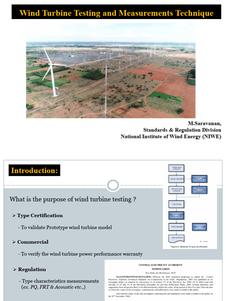 6-Wind Turbine Testing and Measurements Technique | PDF | Wind Turbine ...