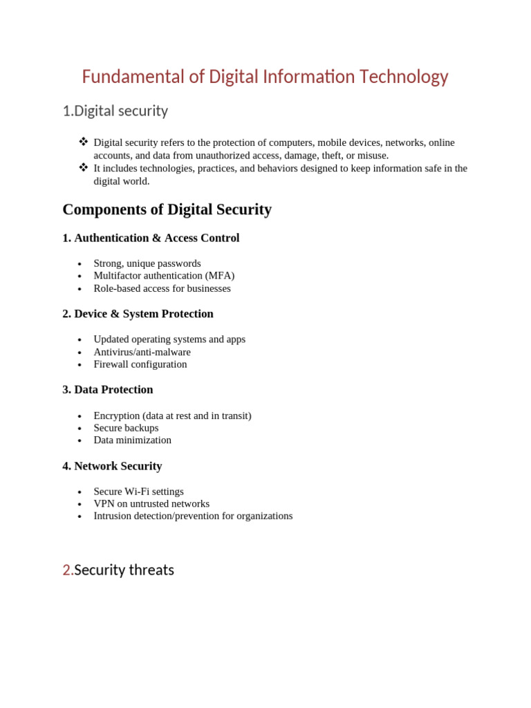 Digital Security Essentials Explained | PDF | Databases | Malware