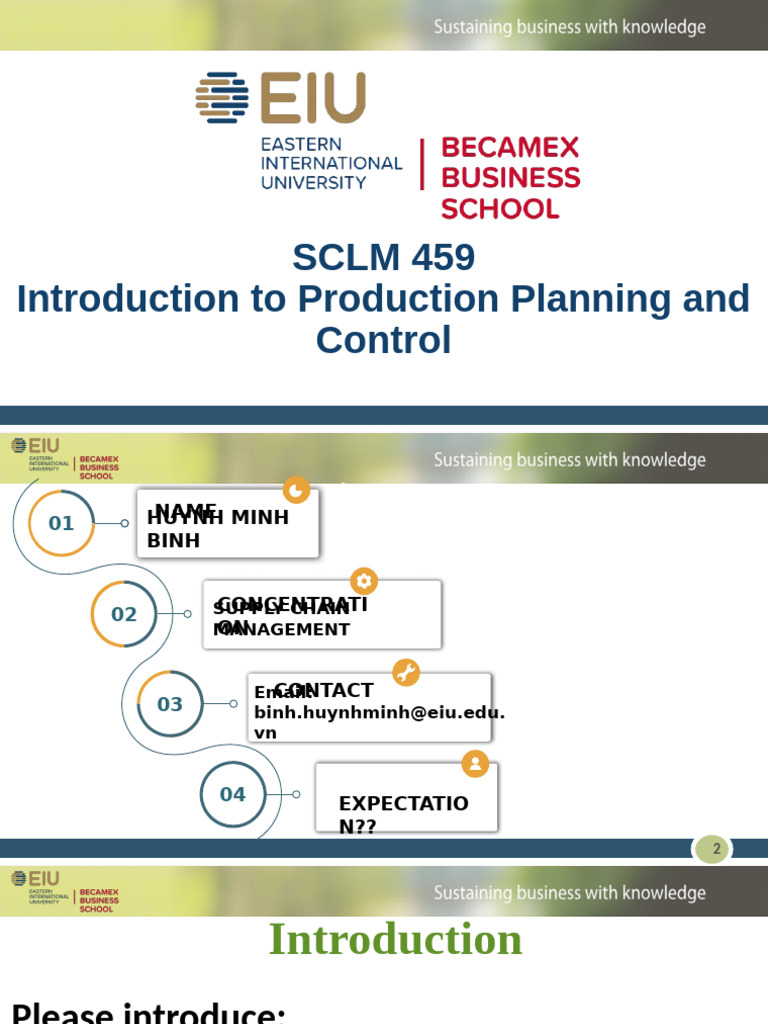 Introduction to Production Planning | PDF | Business | Economies