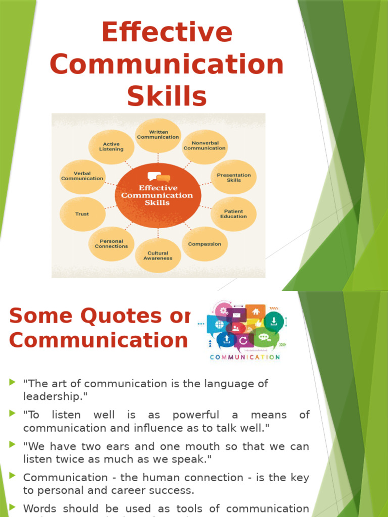 Mastering Effective Communication Skills | PDF | Communication ...