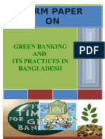 Green Banking and Its Practices in Bangladesh. (ID-07303125)