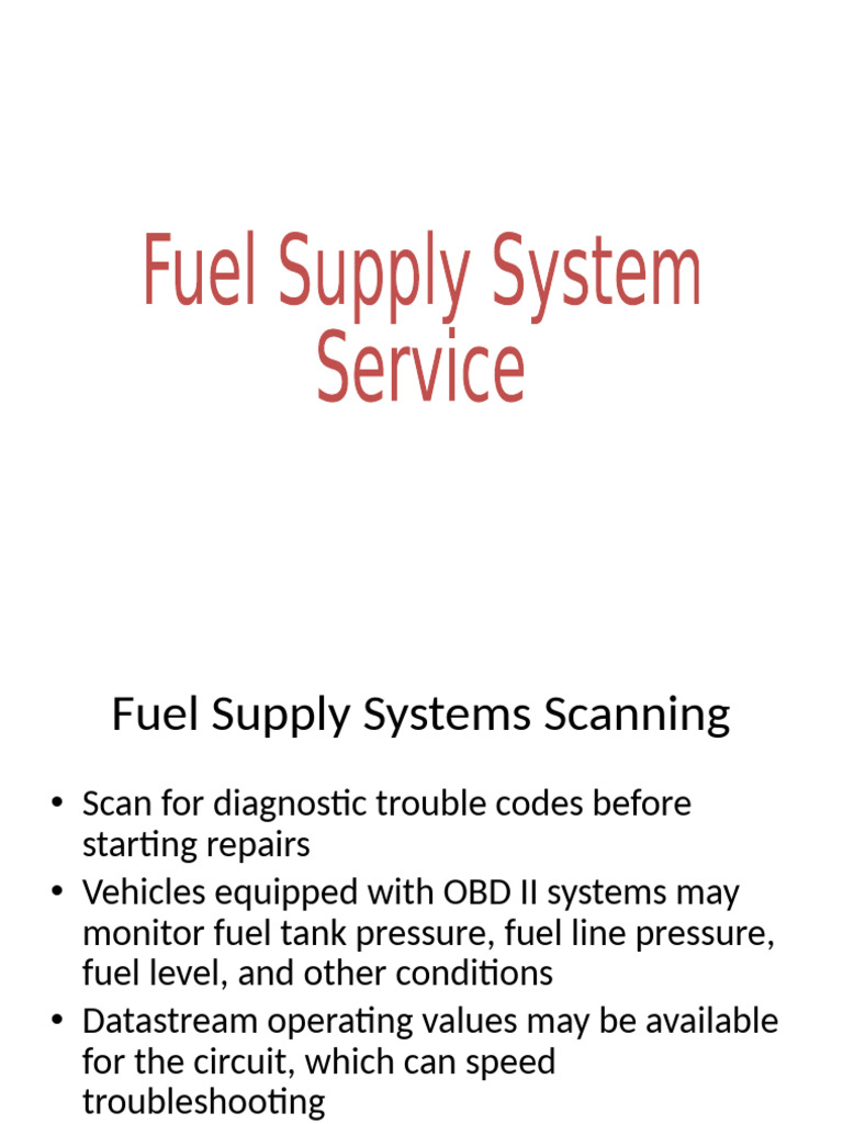 1616960054824_Fuel Supply System1 (1) | PDF | Pump | Leak