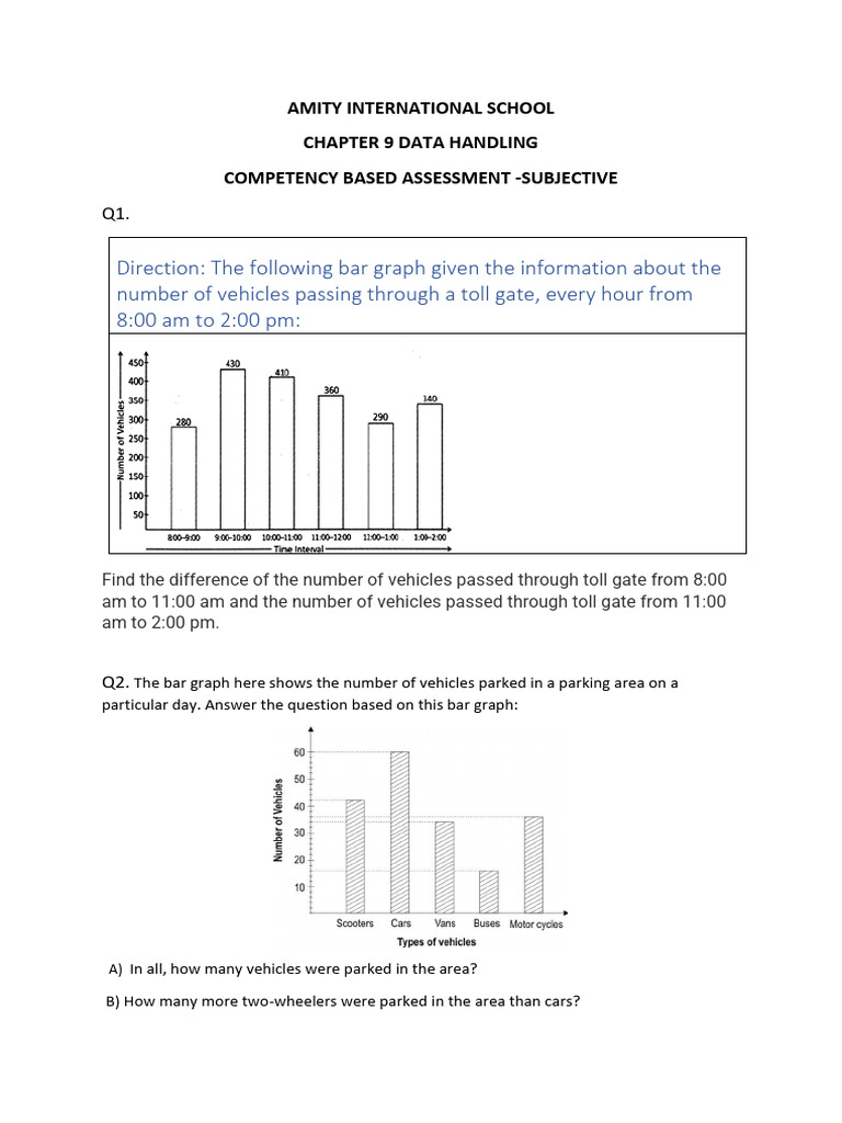 Data Handling Assessment for Students | PDF