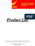 Product Meatlist