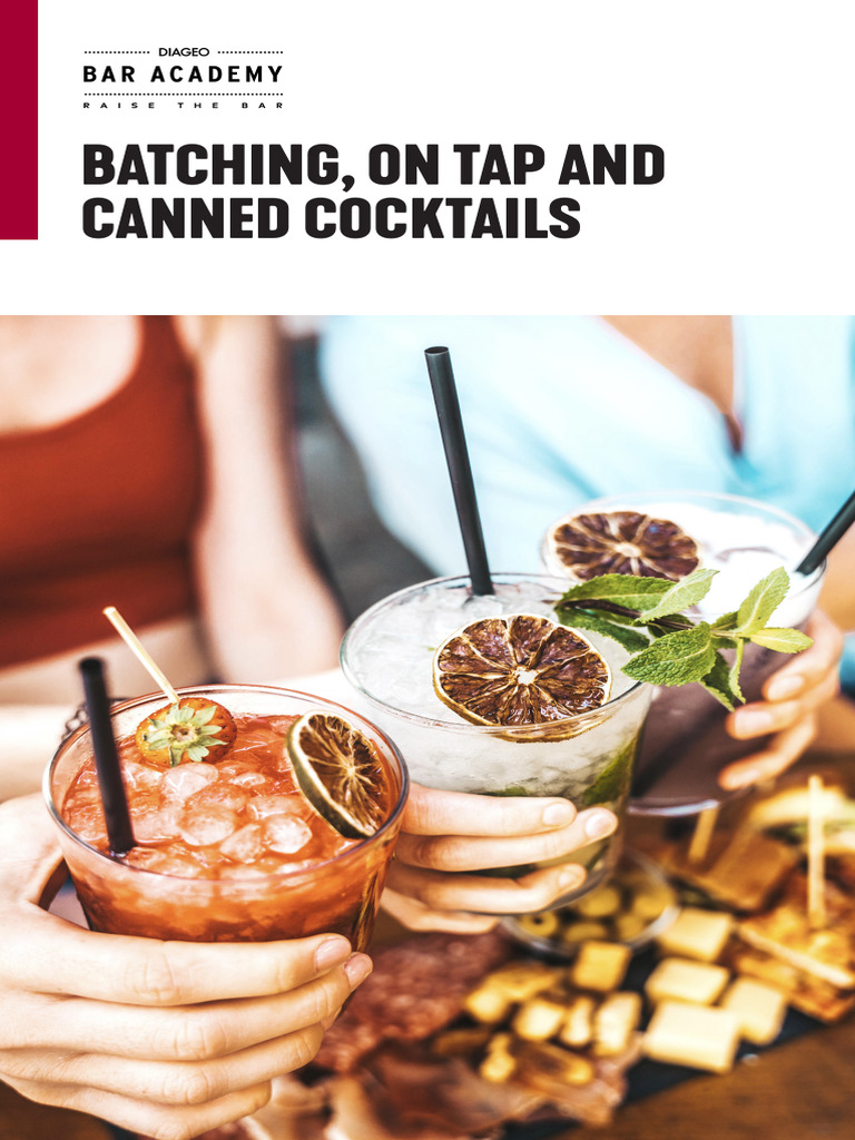 Batching Cocktails: Tips & Recipes | PDF | Cocktails | Drink