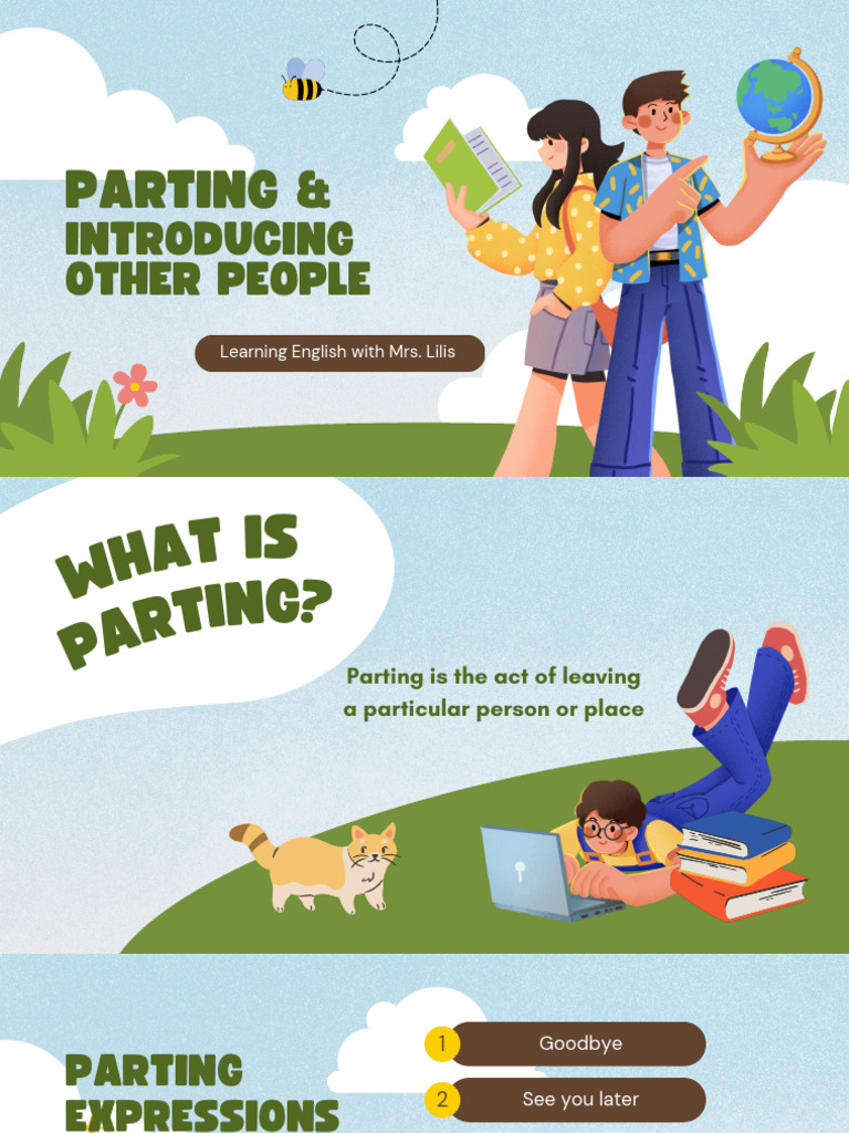 Parting and Introducing People | PDF