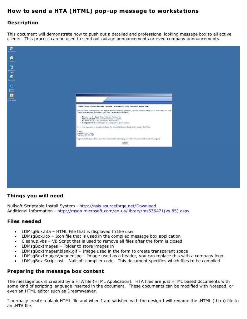 Create New Html File