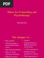 Ethics in Counselling