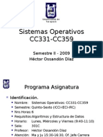 Sistemas Operativos CC331-CC359
