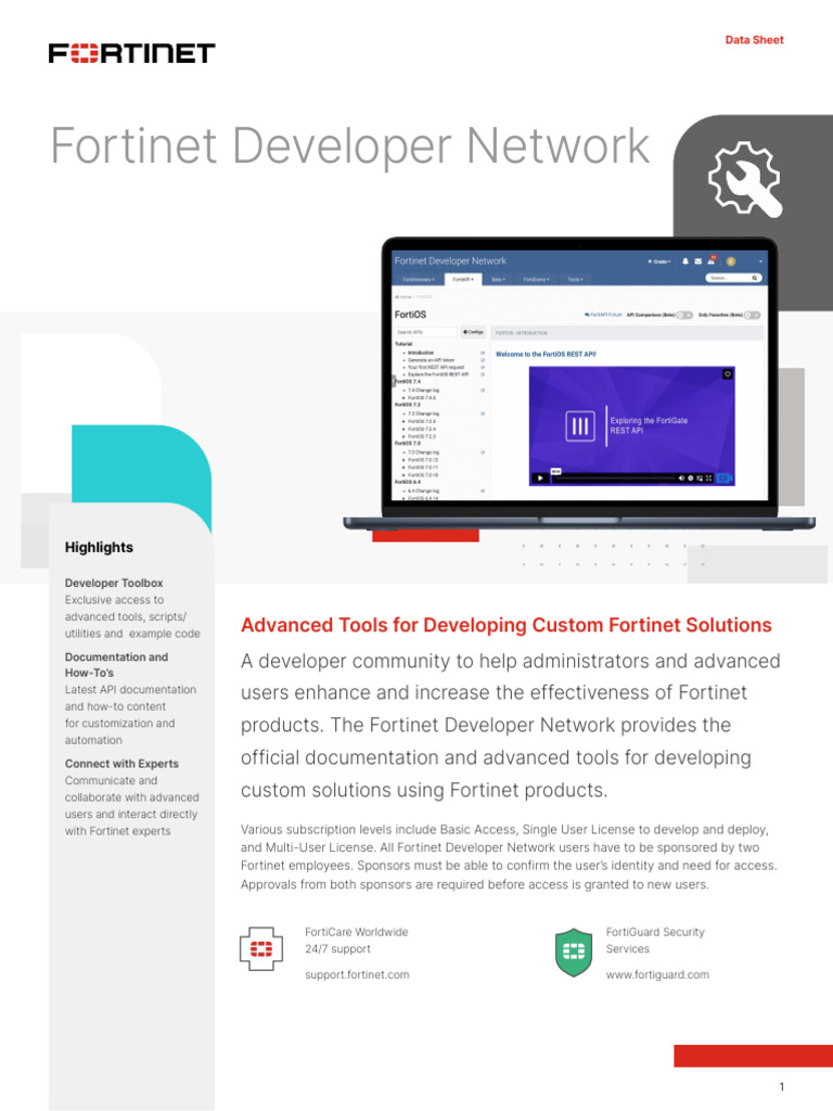 Fortinet_Developer_Network | PDF | World Wide Web | Internet & Web