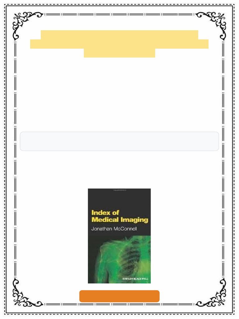 Index of Medical Imaging 1st Edition Jonathan Mcconnell ebook fast ...