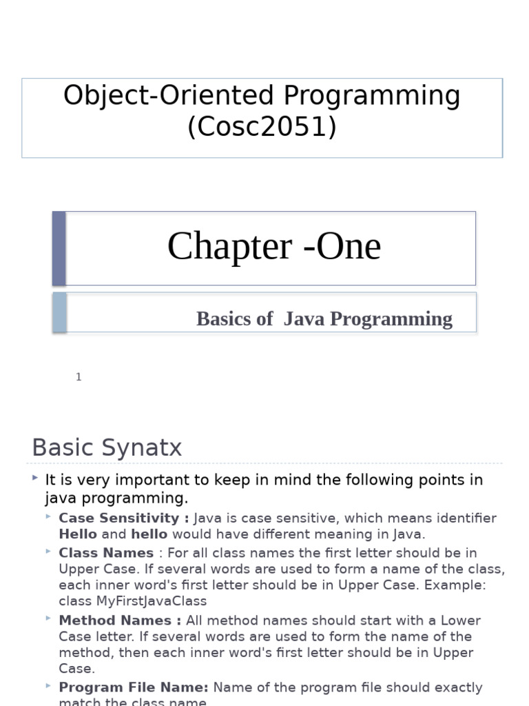 Java Programming Basics Explained | PDF | Data Type | Control Flow