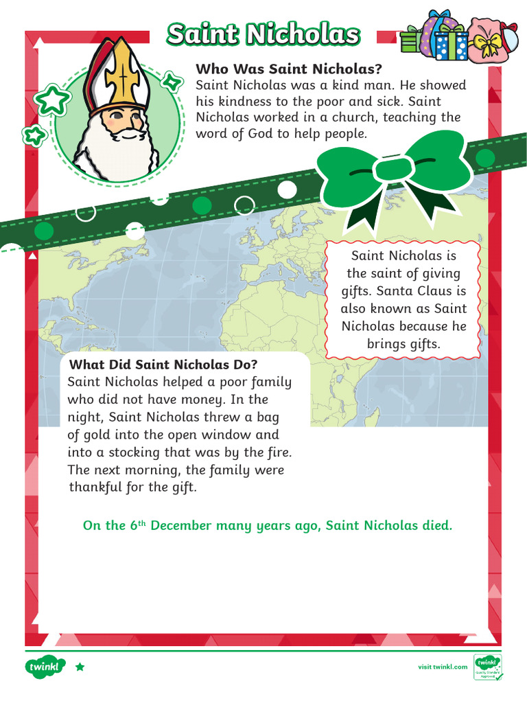 History of Saint Nicholas and Gifts | PDF | Santa Claus