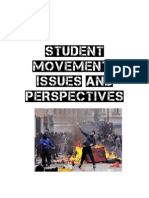 Student Movement - Issues and Perspectives