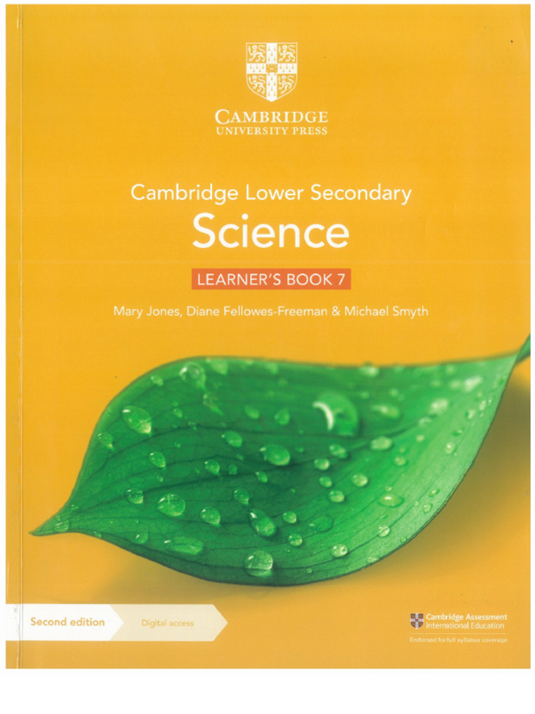 Cambridge Lower Secondary Science Learner's Book 7 Second Edition | PDF