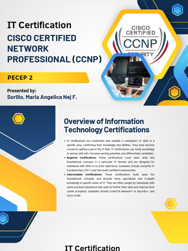 CCNP Security Certification Overview | PDF | Cisco Certifications ...