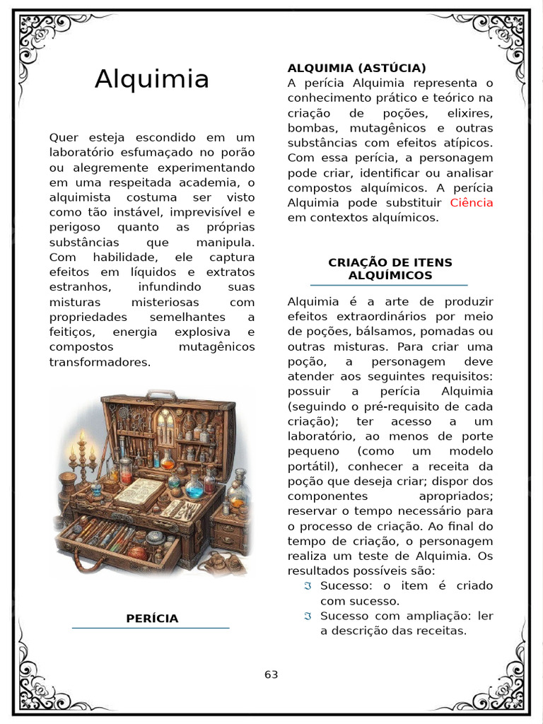 Guia Completo de Alquimia e Poções | PDF | Alquimia | Tempo