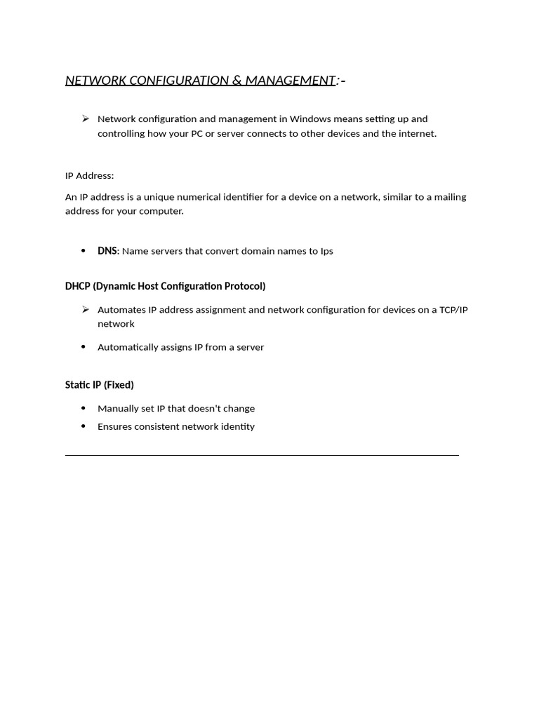 Windows & Ubuntu Network Configuration Guide | PDF | Ip Address ...