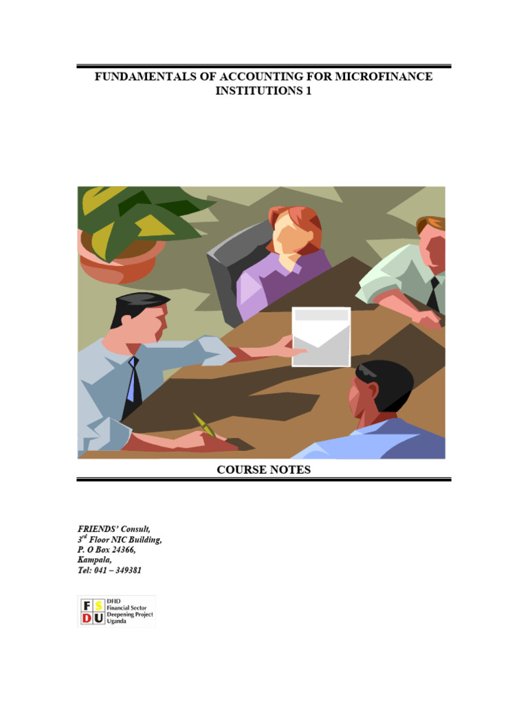 Accounting Basics for Microfinance Institutions | PDF | Debits And ...