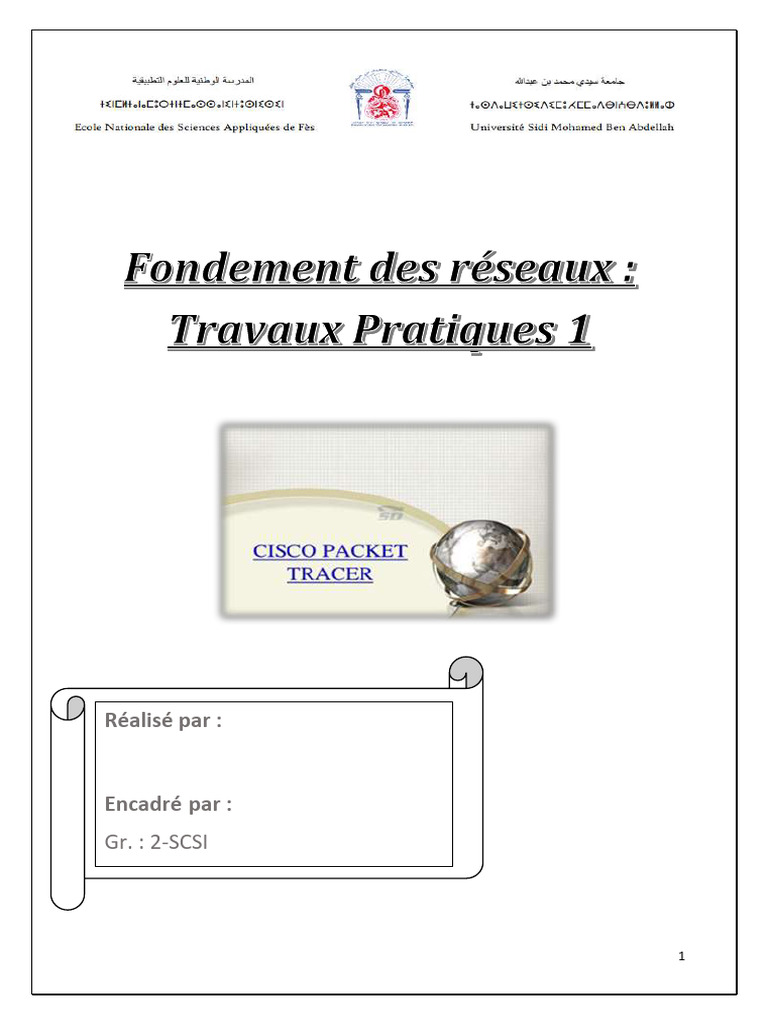 Introduction aux réseaux et Packet Tracer | PDF | Enveloppe de ...
