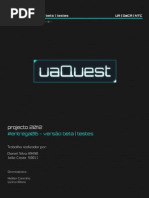 Projecto uaQuest - Testes Versao Beta
