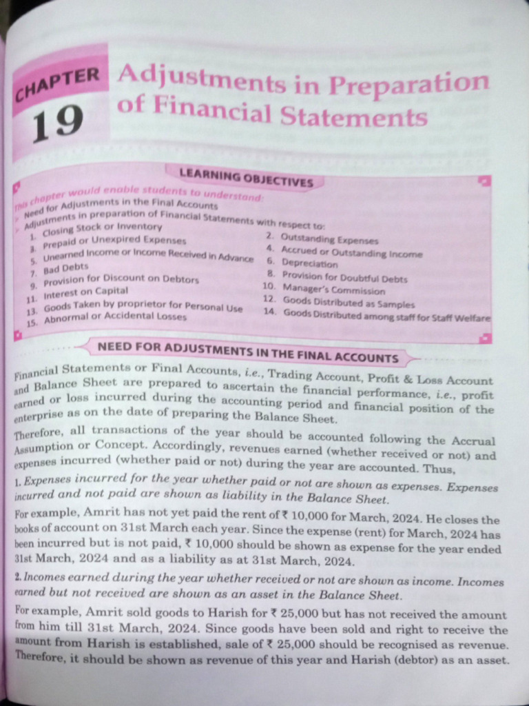 Adjustment of Final Acc 08-Dec-2025 20-11-35 | PDF