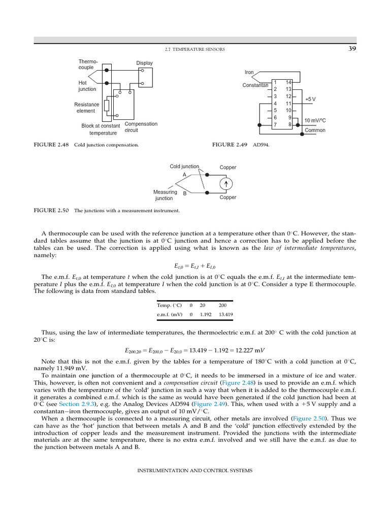 Thermocouple Cold Junction Compensation | PDF | Thermocouple ...