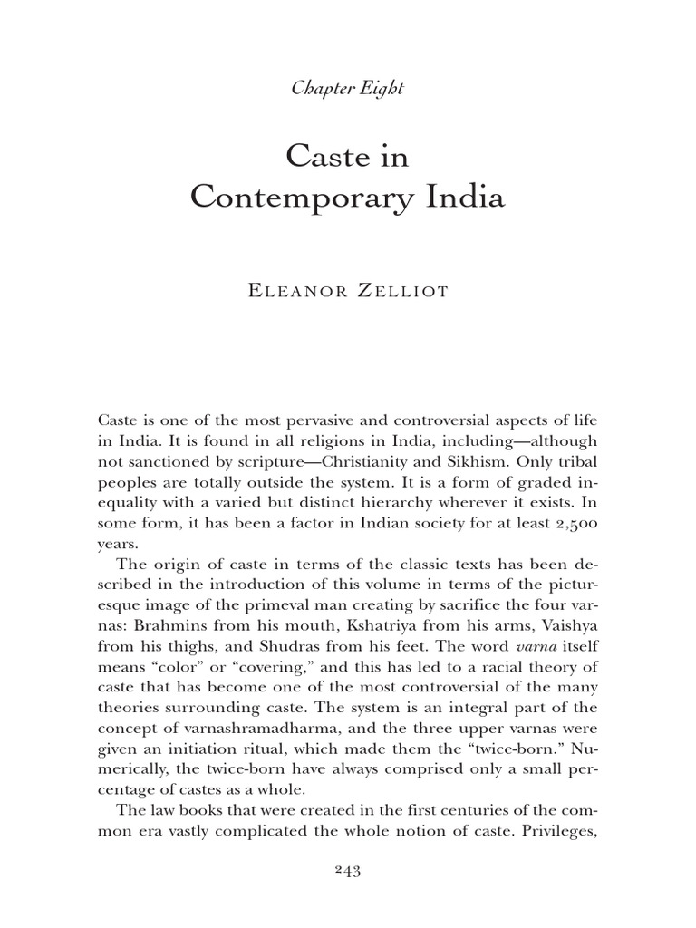 Caste System in Modern India | PDF | Dalit | Rama