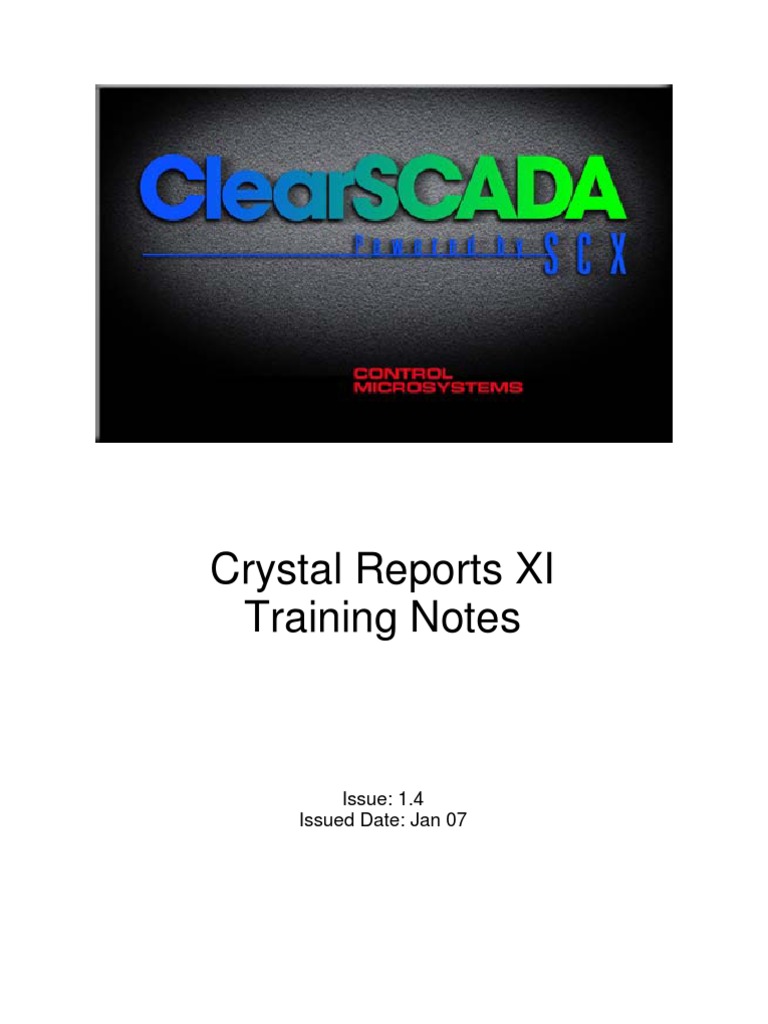 Crystal Reports XI-2 Day Training Course v1-4 | PDF | Databases | Icon ...