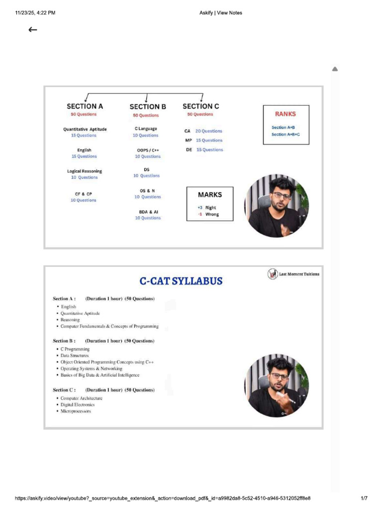 CCAT Updated Syll PDF | PDF