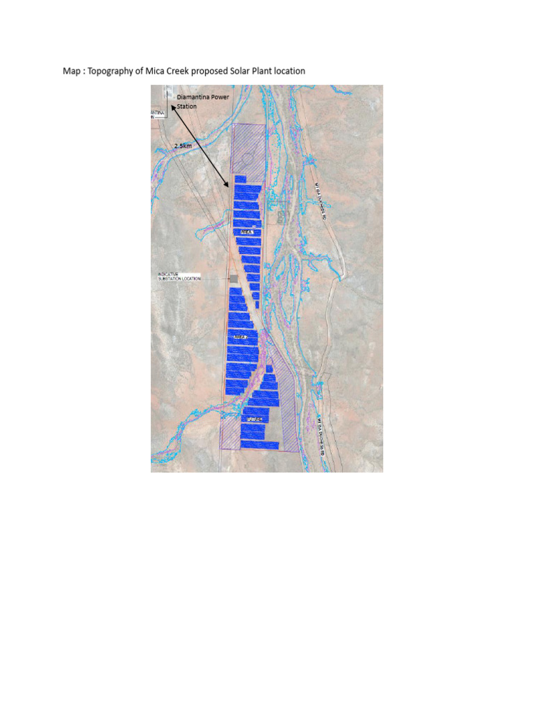 Proposed Solar Plant Site Topography | PDF