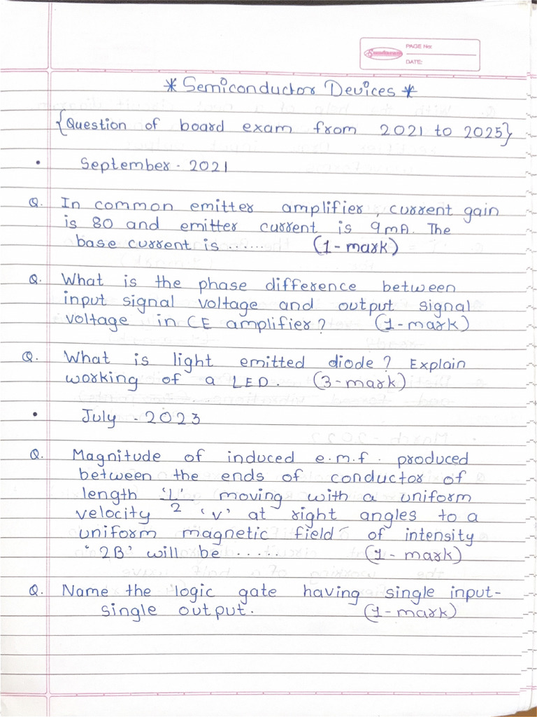 Semiconductor Devices | PDF