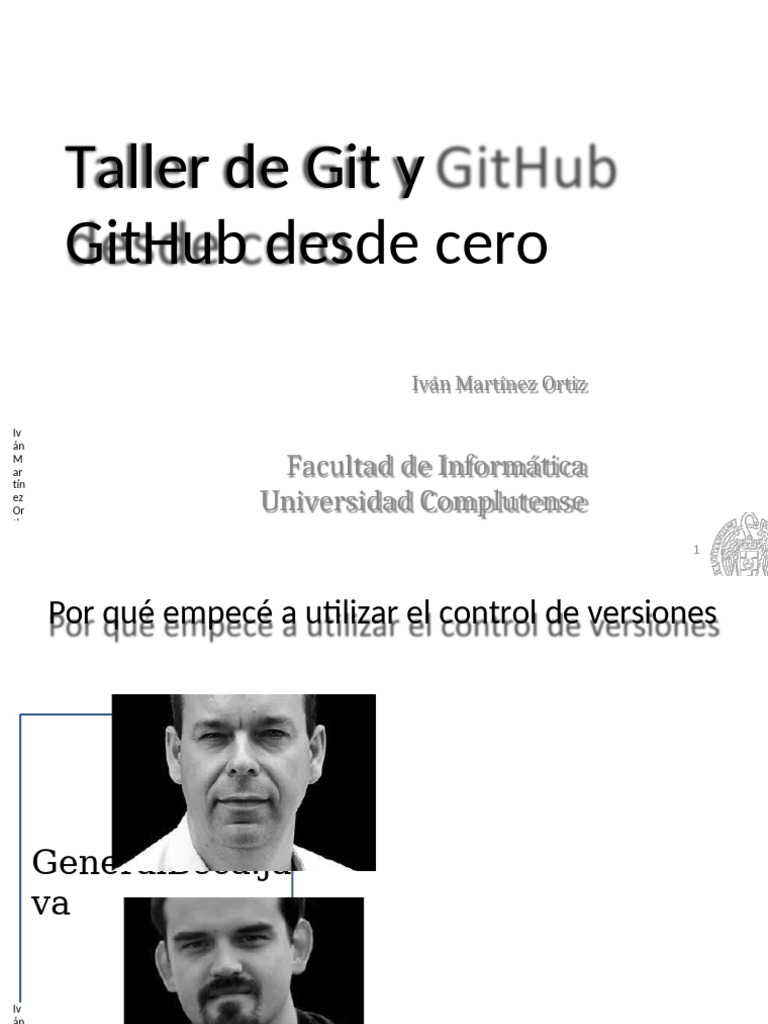 Taller de Git y GitHub desde cero | PDF | Control de versiones ...
