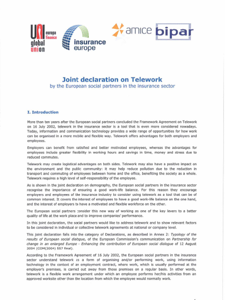 Brochure Telework English | PDF