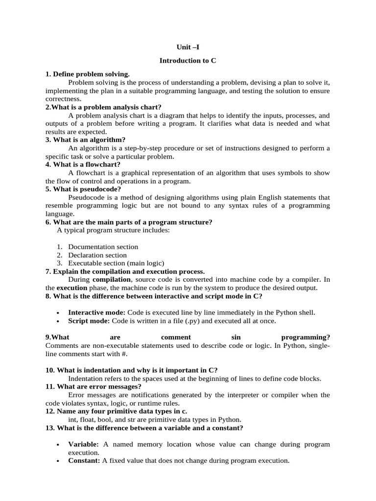 CP Question Bank 25 Reg Upto Unit 1-7 | PDF | Pointer (Computer ...