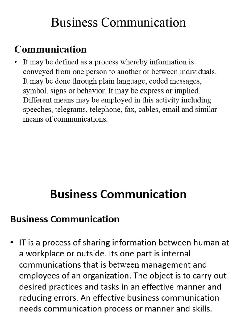 Effective Business Communication Strategies | PDF | Communication ...