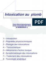 Intoxication Au Plomb