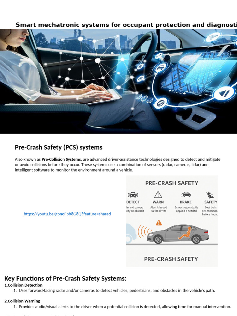 Advanced Pre-Crash Safety Systems Explained | PDF | Automotive ...
